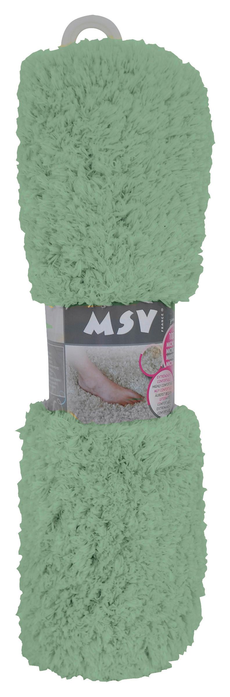 Badteppich Grün 50/70 cm - Grün, KONVENTIONELL (50/70cm) - Spirella