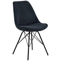 Židle ERIS antracit - černá/antracitová, Konvenční, kov/textil (48,5/85,5/54cm)