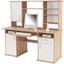 Písací Stôl Thema 2 - biela/dub sonoma, Moderný, kompozitné drevo/plast (160/153,4cm) Písací Stôl Thema 2 - biela/dub sonoma, Moderný, kompozitné drevo/plast (160/153,4cm)
