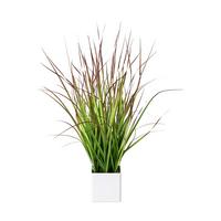 Grasbündel H: 46 Cm - Grün, Basics, Kunststoff/Metall (46cm)