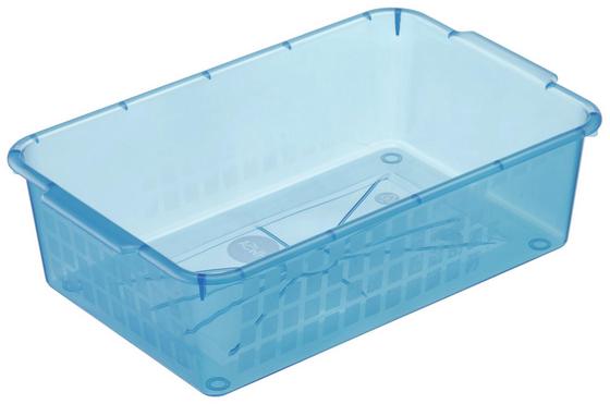 Aufbewahrungsbox aus Kunststoff in Blau 1,8L