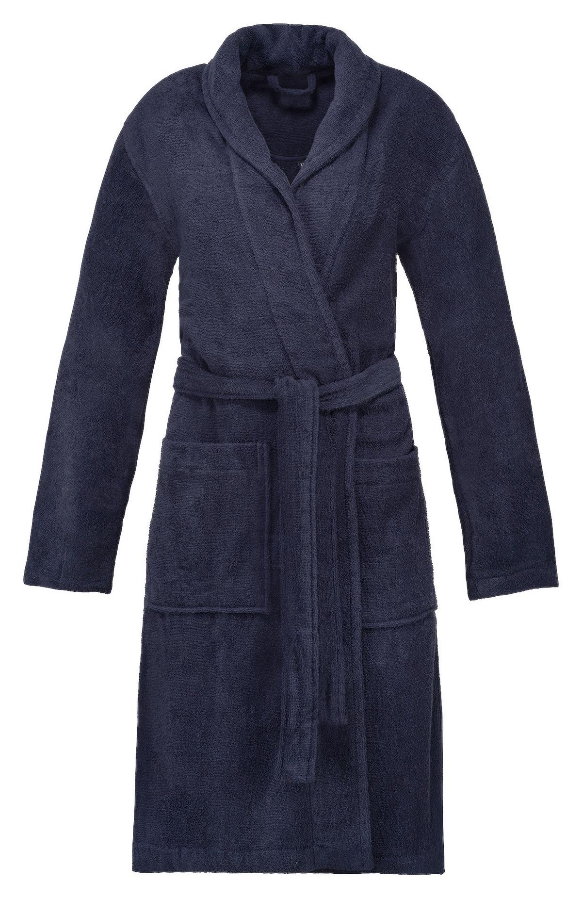 Bademantel Usm Mono Navy Blue - Blau, Textil (S-XXLnull) - Esprit