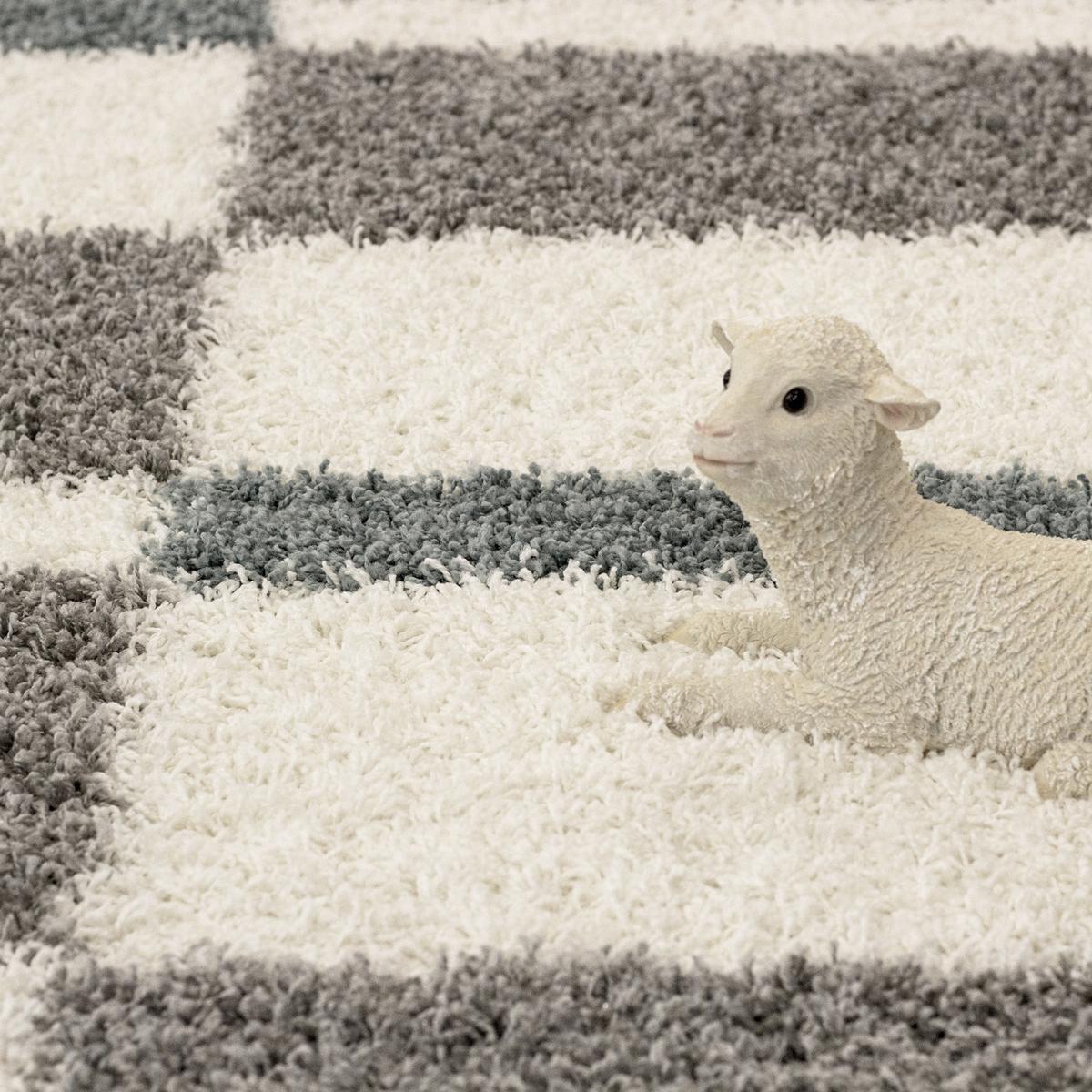 Hochflor Teppich Türkis Gala 240x340 cm - Türkis, Design, Textil (240/340cm)