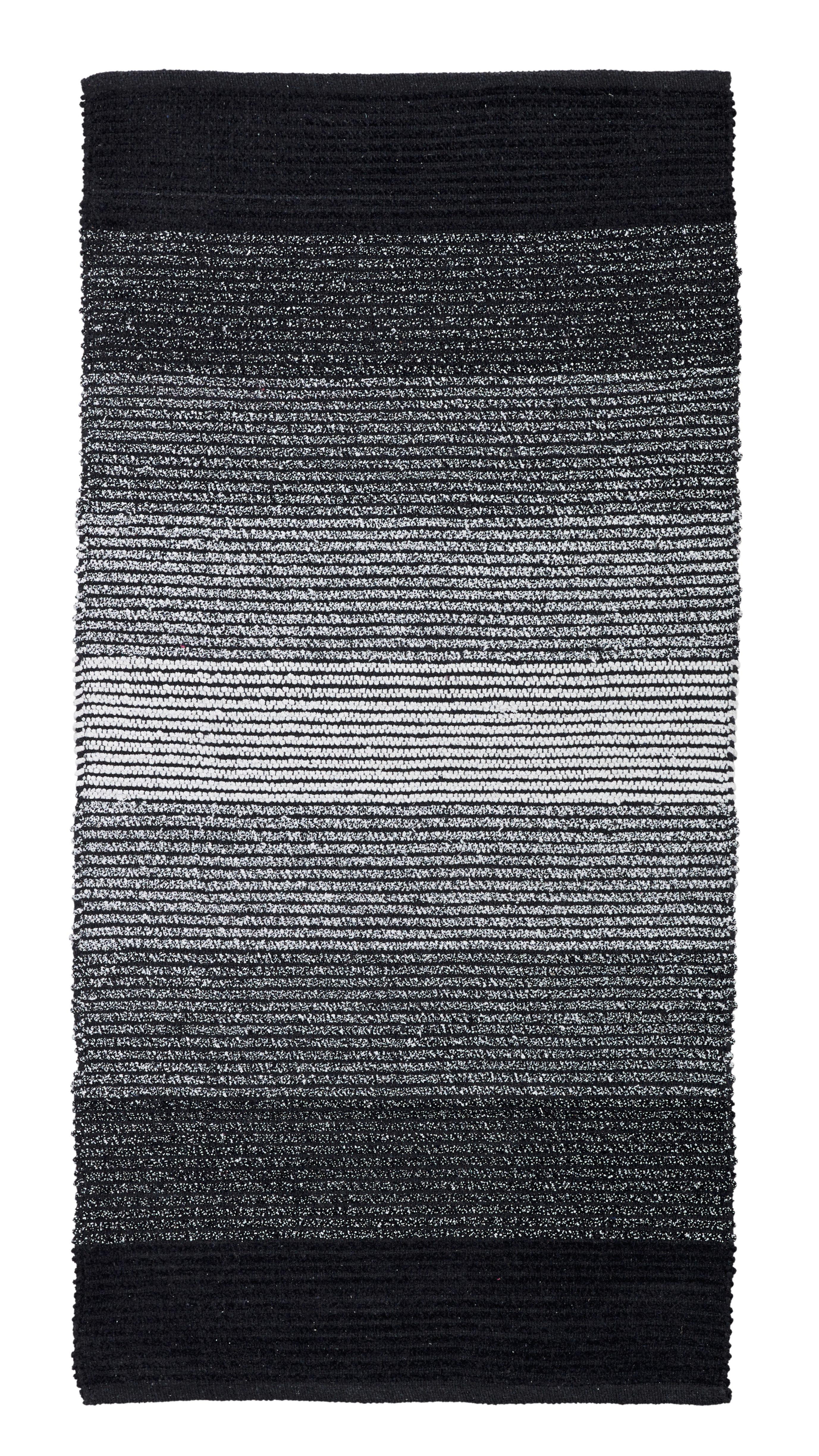 Plátaný Koberec Malto - čierna, Moderný, textil (100/150cm) - Modern Living