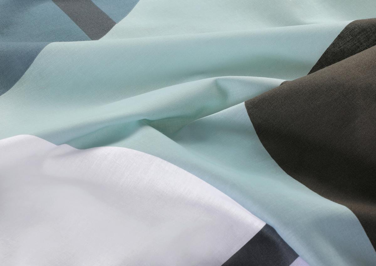 Ágyneműhuzat-garnitúra Tabea - sötétkék/pasztellkék, Modern, textil - Luca Bessoni