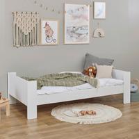 Kinder-/Juniorbett Pure Weiß, Lf: 90x200 cm - Weiß/Naturfarben, MODERN, Holz/Holzwerkstoff (90/200cm) - MID.YOU