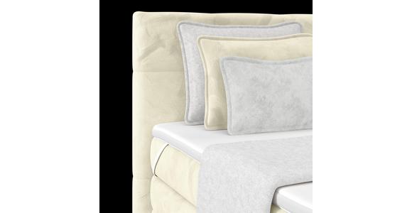 Boxspringbett mit Topper und Bettkasten 180x200 cm Medino - Champagner, KONVENTIONELL, Holz/Holzwerkstoff (180/200cm) - Luca Bessoni
