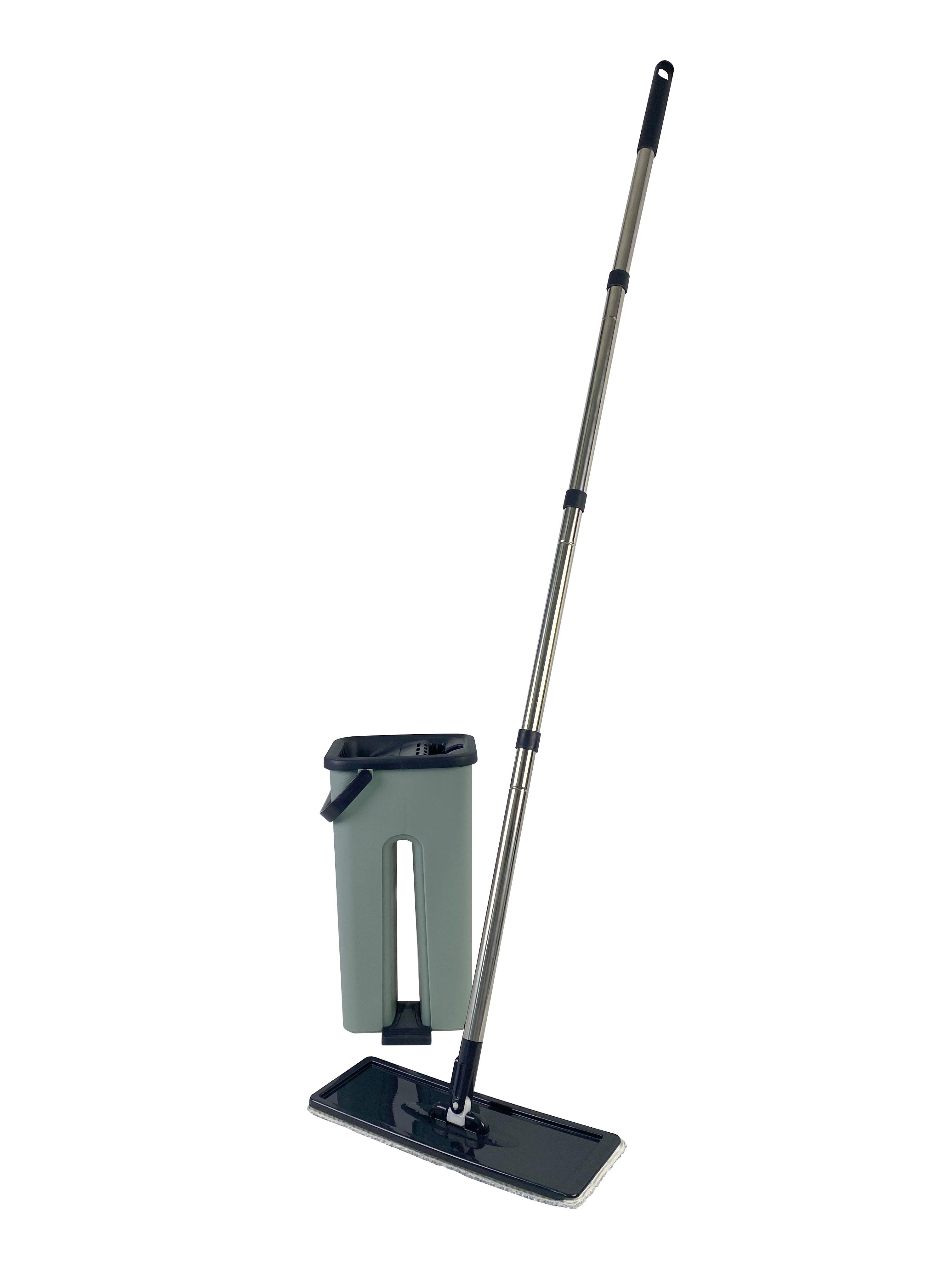 ČISTIACA SADA COMFORT MOP - čierna/sivá, kov/textil (19/16,5/34,5cm) - Modern Living