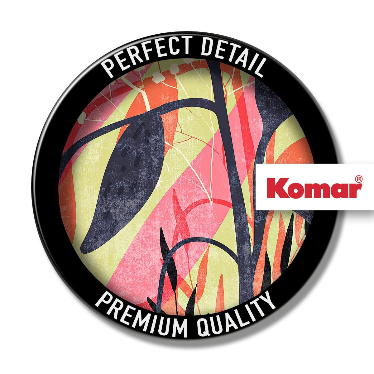 Vliestapete Bonbons Aux Fruits - Blau/Gelb, Basics (200/250cm) - Komar