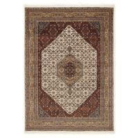 Orientalischer Webteppich Creme/Rot 240x170 cm - Beige/Creme, Basics, Textil (170/240cm) - Cazaris