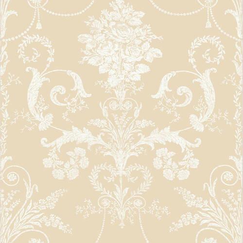 Vliestapete Josette Linen - Braun, Basics, Papier/Kunststoff (52/1000cm)