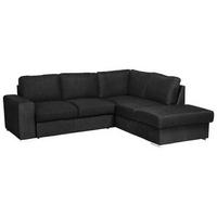 Ecksofa Mit Schlaffunktion Eddi Anthrazit - Chromfarben/Anthrazit, KONVENTIONELL, Textil (248/213cm) - MID.YOU