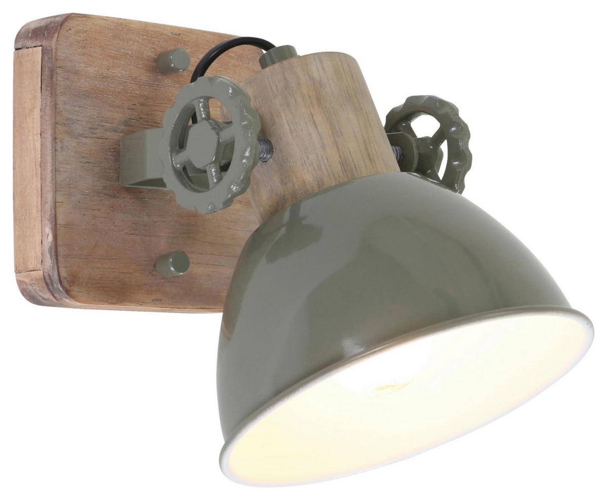 Deckenspots Gearwood - Anthrazit/Kupferfarben, Trend, Holz/Metall (59/19/23cm)