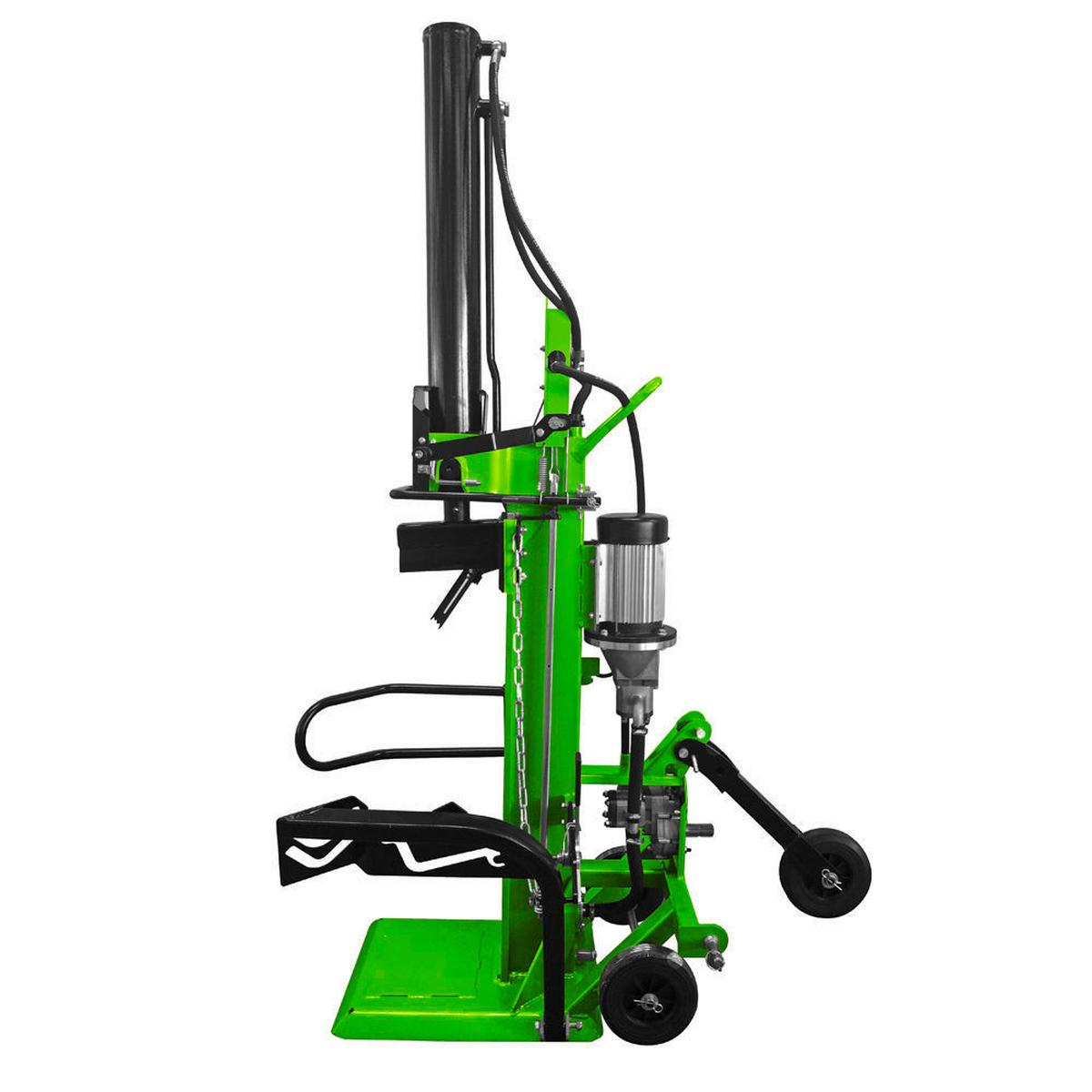 Holzspalter Zi-Hs30ez 5500 W mit Transporträder - Grün, Basics, Metall (105/250/170cm) - Zipper