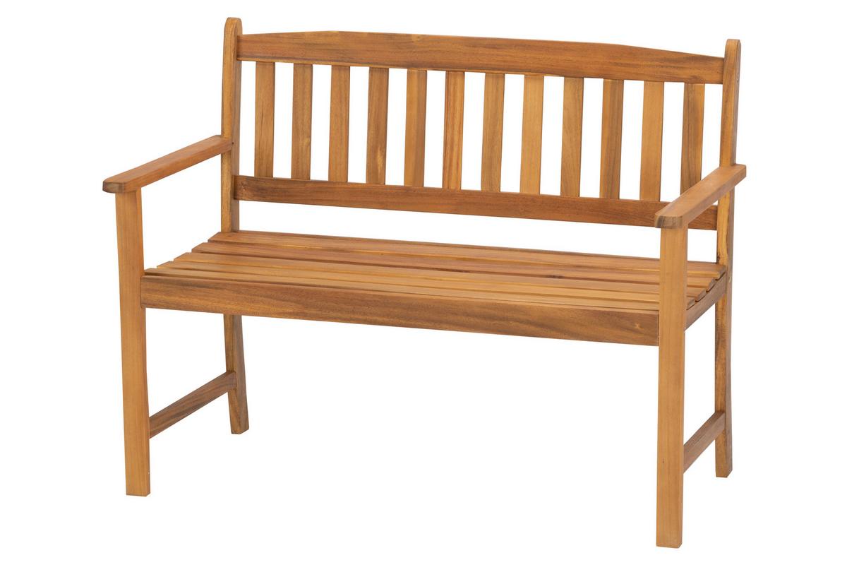Gartenbank Holz 2-Sitzer Woody - Akaziefarben, Basics, Holz (110/56/86cm) - Acamp