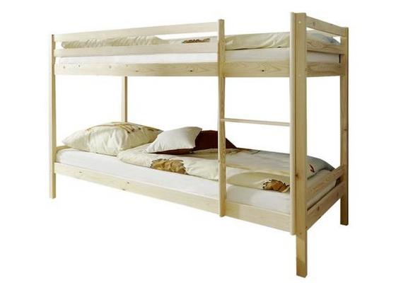 Etagenbett Rene 90x200 cm Kiefer - Naturfarben, MODERN, Holz (90/200cm) - Livetastic Etagenbett Rene 90x200 cm Kiefer - Naturfarben, MODERN, Holz (90/200cm) - Livetastic