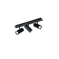 Deckenleuchte 70577/3-06 - Schwarz, KONVENTIONELL, Metall (50/20cm) - Hell