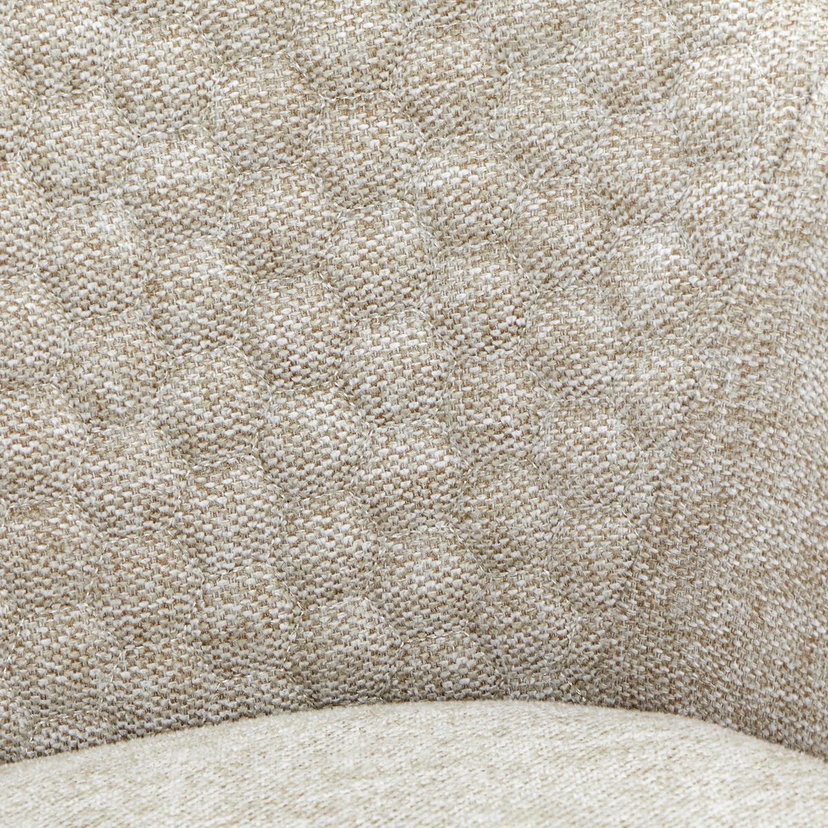 Armlehnstuhl Lara Eichenfarben/beige Gepolstert - Eichefarben/Beige, KONVENTIONELL, Holz/Textil (56,5/80/58cm) - Livetastic