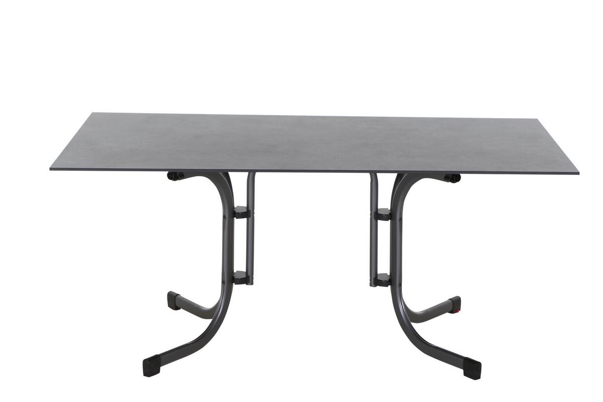 Gartengarnitur T20137 - Anthrazit, Basics, Holzwerkstoff/Kunststoff (57/80/56cm) - Siena Garden