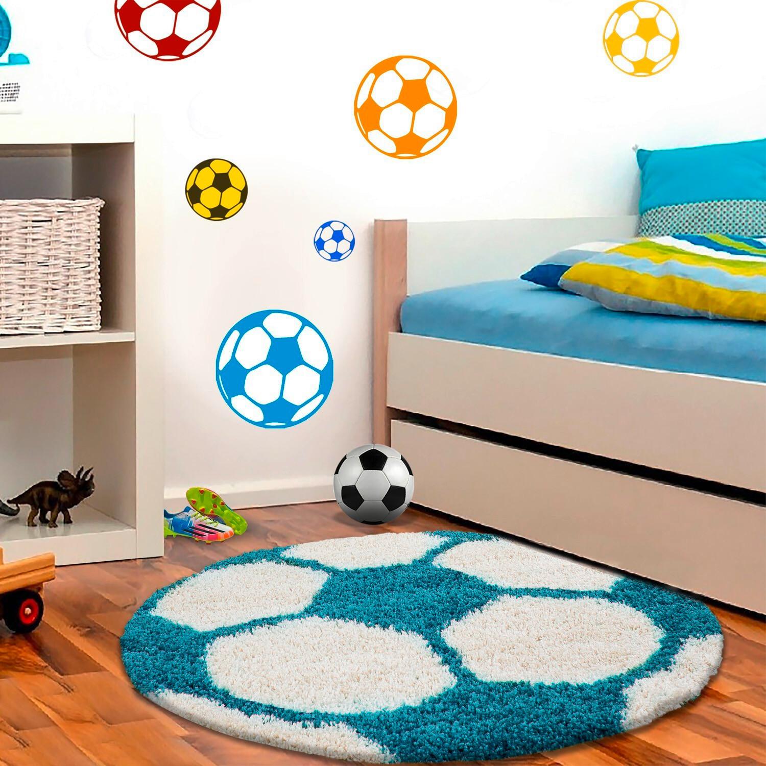 Kinderteppich Fun - Blau, Trend, Textil (100/100cm) - Ben'n'jen