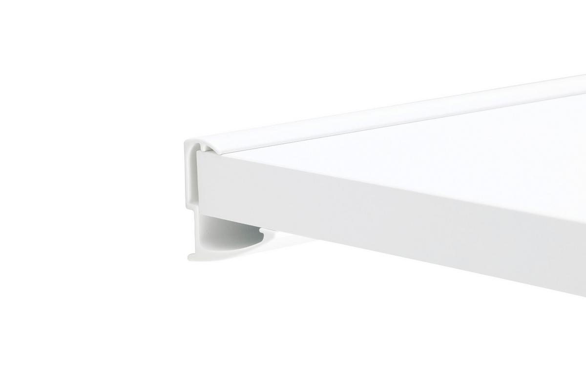 Fachbodenhalter Aluminia 18 Weiß B: 60 cm - Weiß, Trend, Metall (60/4/3,6cm)