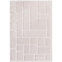 Flachwebteppich, Creme Doha - Creme, Design, Textil (80/150cm)