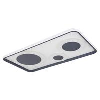 LED-Deckenleuchte 48446-55 - Anthrazit/Opal, Design, Kunststoff/Metall (70/38/6,2cm) - Globo