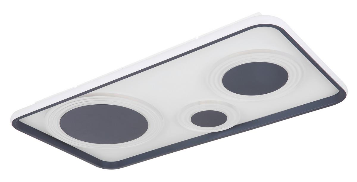 LED-Deckenleuchte 48446-55 - Anthrazit/Opal, Design, Kunststoff/Metall (70/38/6,2cm) - Globo