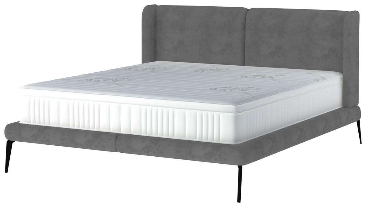 Polsterbett Tessina Sorisso - Creme/Schwarz, MODERN, Textil (180/200cm) - Livetastic