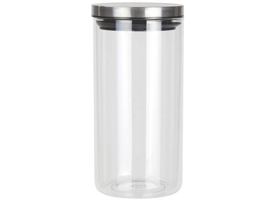 Frischhaltedose Catleen, Gr. M - Klar/Edelstahlfarben, KONVENTIONELL, Glas/Metall (10,2/21cm) - Luca Bessoni Frischhaltedose Catleen, Gr. M - Klar/Edelstahlfarben, KONVENTIONELL, Glas/Metall (10,2/21cm) - Luca Bessoni