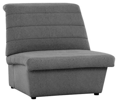 Sessel Looks Viii - Graubraun/Schwarz, Design, Textil (92/92/103cm) - LOOKS by W.Joop