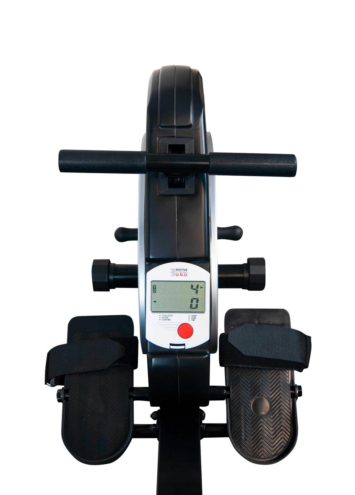 Rudergerät Motive Fitness Mit Lcd-Anzeige - Schwarz, Basics, Metall (173/36/53cm)