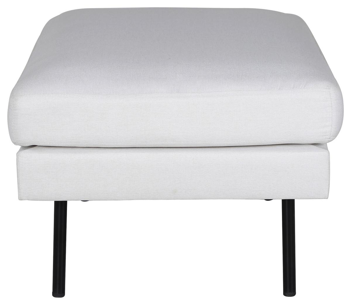 Hocker Zoom - Beige/Schwarz, Design, Kunststoff/Textil (85/47/64cm) - Livetastic