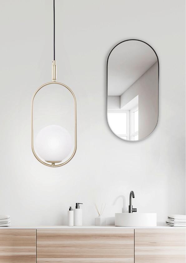 Hängeleuchte 31-73457 - Weiß, Design, Glas/Metall (18,5/15/120cm)