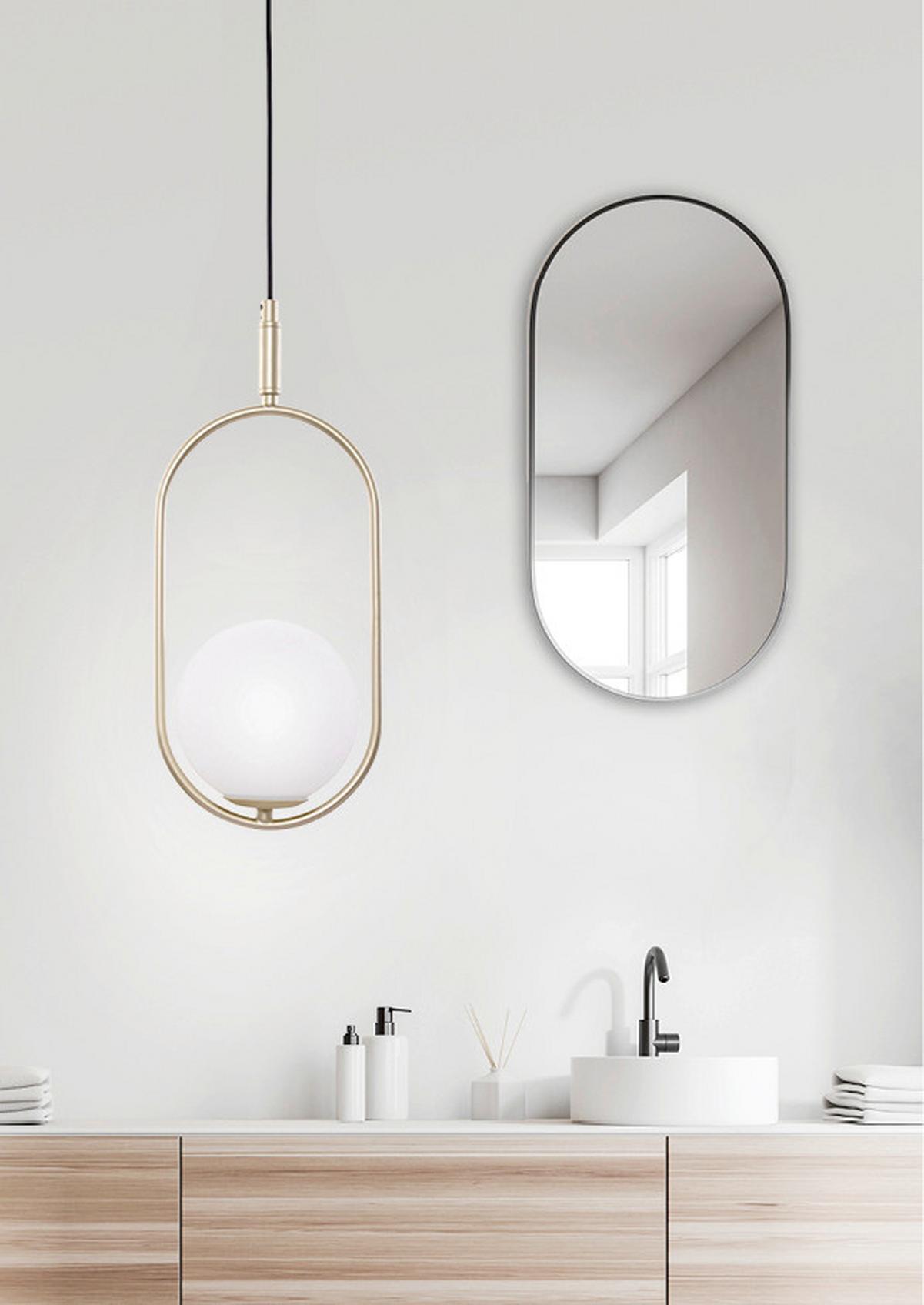 Hängeleuchte 31-73457 - Weiß, Design, Glas/Metall (18,5/15/120cm)