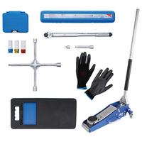 Radwechsel-Service-Satz 9680 - Blau/Silberfarben, Basics (67/43/35cm)