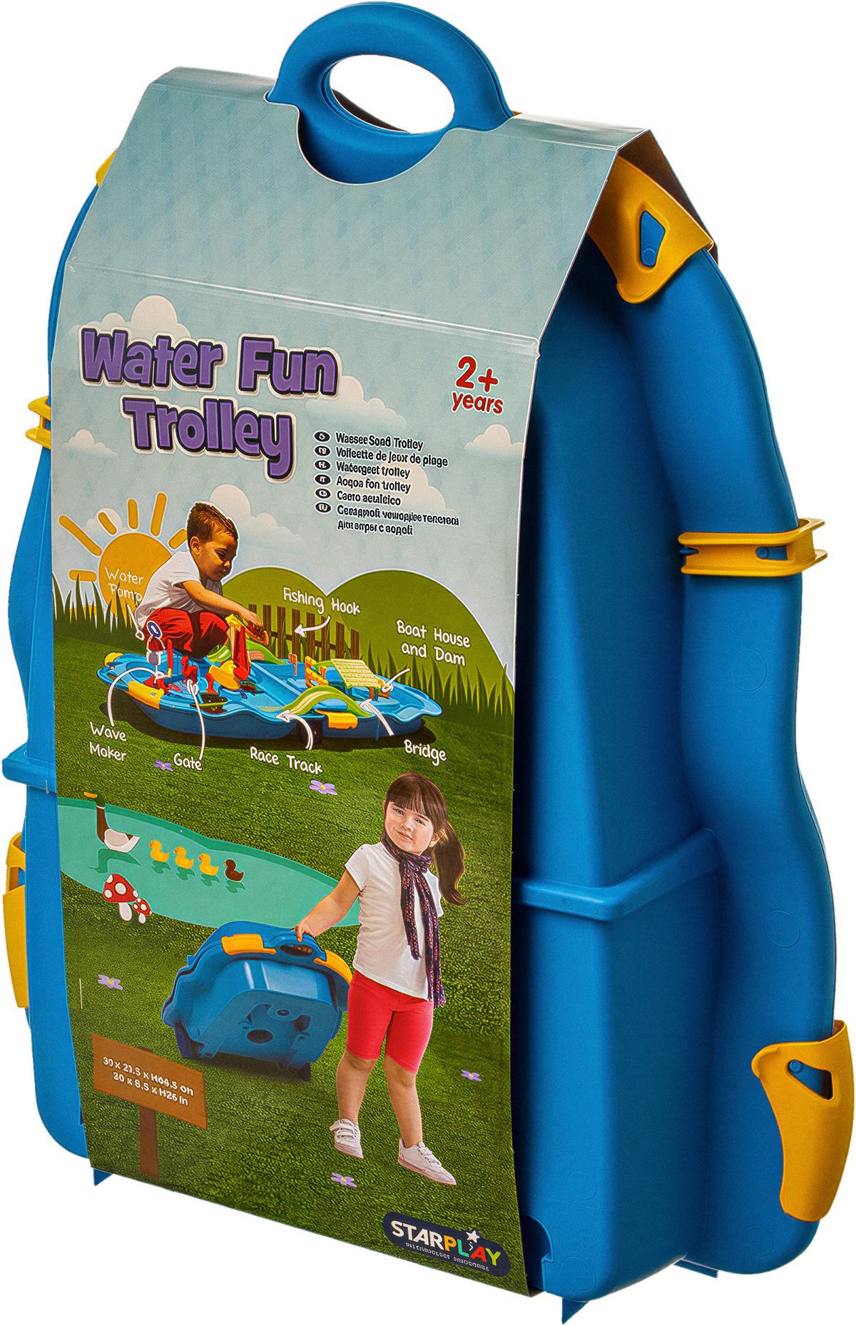 WASSERBAHN ARIAN - Blau/Hellgrün, KONVENTIONELL, Kunststoff (51/21,5/66,5cm) - BUNINO