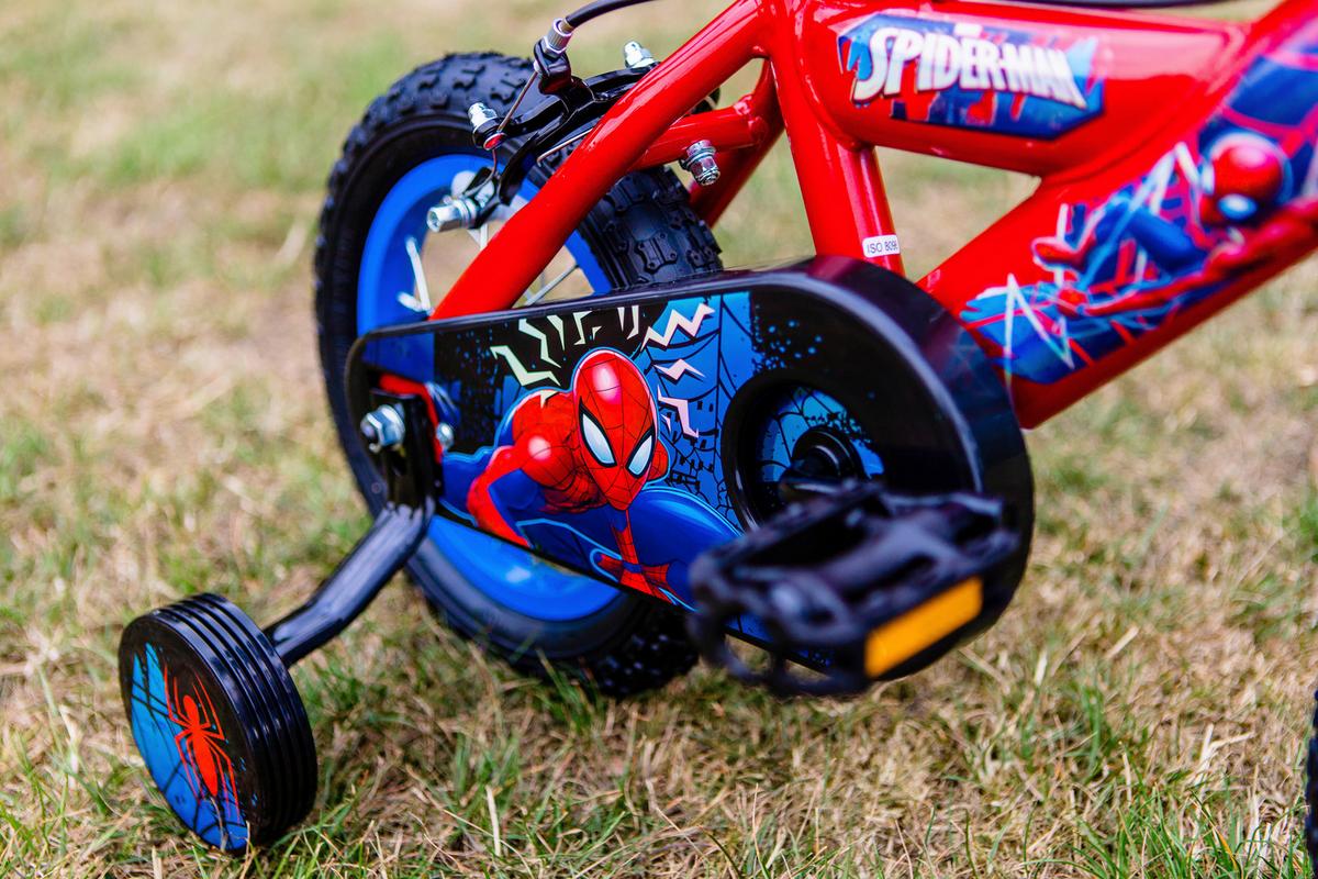 Kinderfahrrad Huffy Spider-Man 12in Bike - Blau/Rot, Basics, Metall (54/74/84cm)
