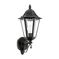 LED-Wandleuchte Navedo 1-Flammig - Klar/Silberfarben, Basics, Glas/Metall (20cm) - Eglo