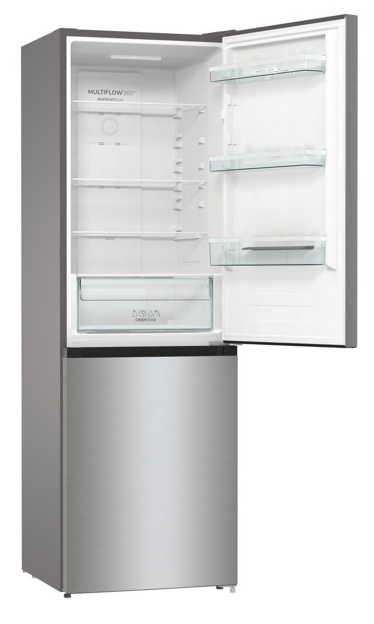 Kühl-gefrier-kombination N61ea2xl4 - Edelstahlfarben, Basics, Glas/Kunststoff (60/185/59,2cm) - Gorenje