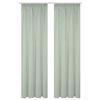 Fertigvorhang Softy 2er Set - Salbeigrün, Basics, Textil (140/160cm)