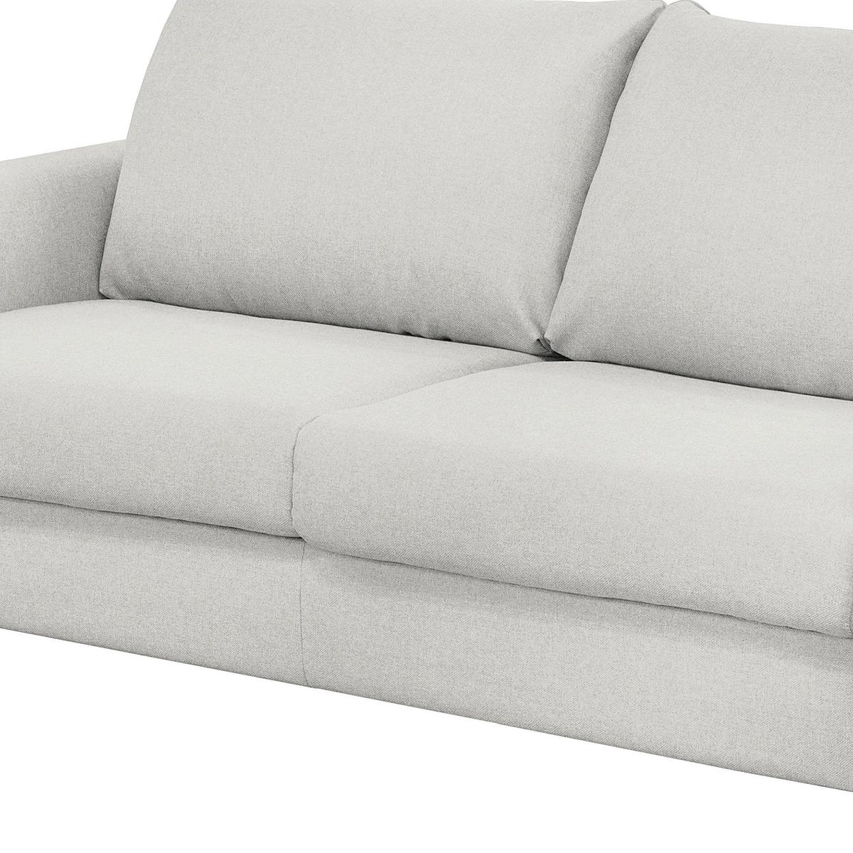 Schlafsofa Winter Grau B: 195 cm - Buchefarben/Grau, Design, Textil (195/90/102cm) - Livetastic