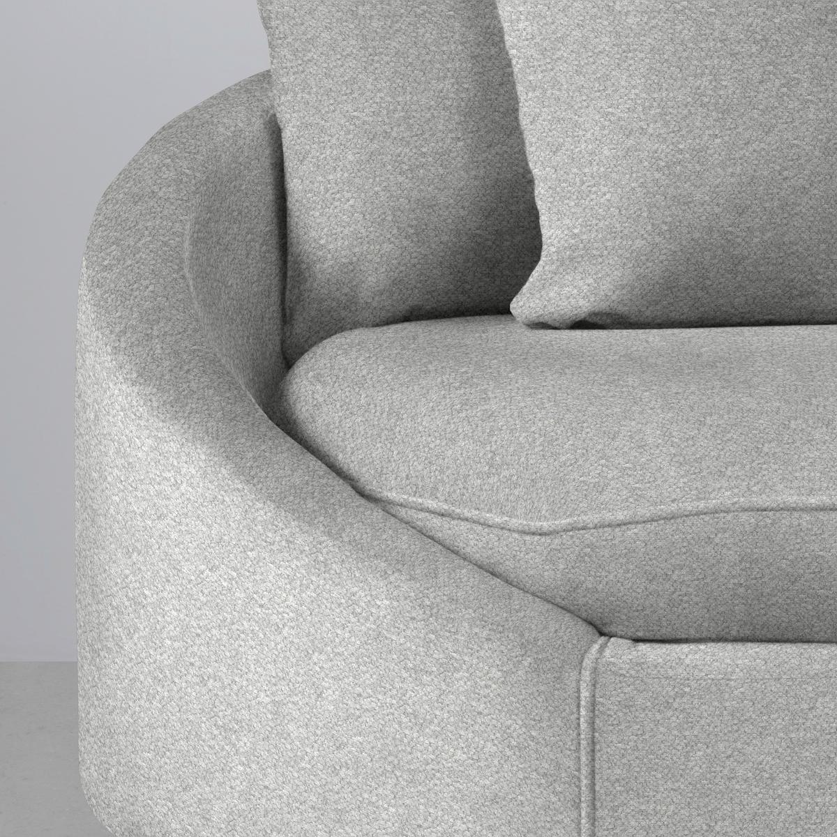 Rohová sedačka AXEL, pravá, světle šedá tkanina - černá/světle šedá, Moderní, kov/textil (291/250cm) - Mömax