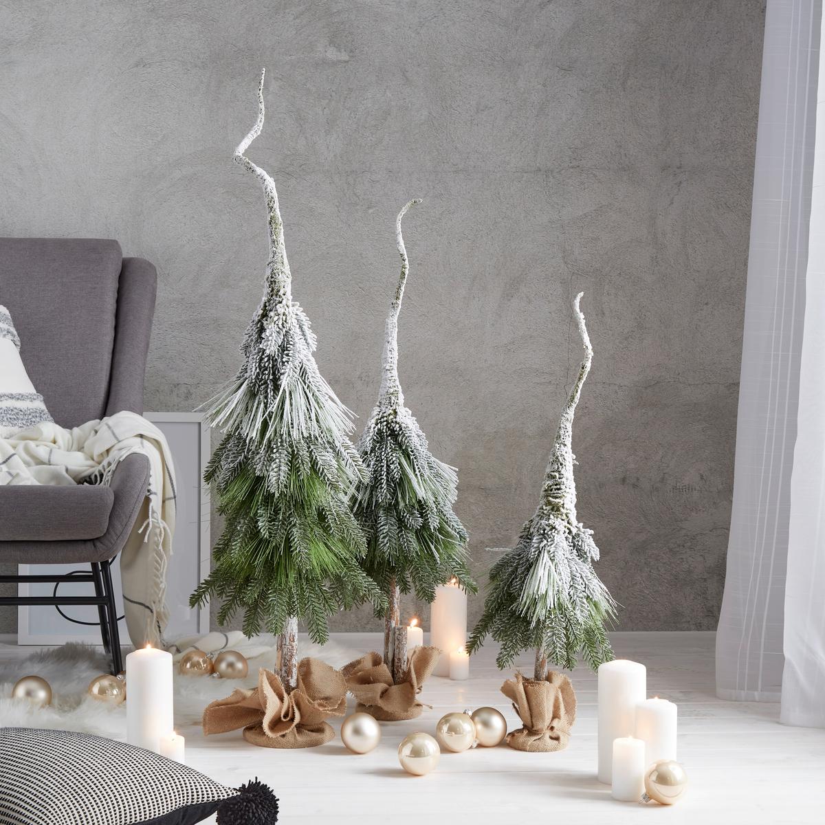 Dekor Fa Dawina - barna/fehér, Basics, műanyag/fa (30/120cm) - Ondega