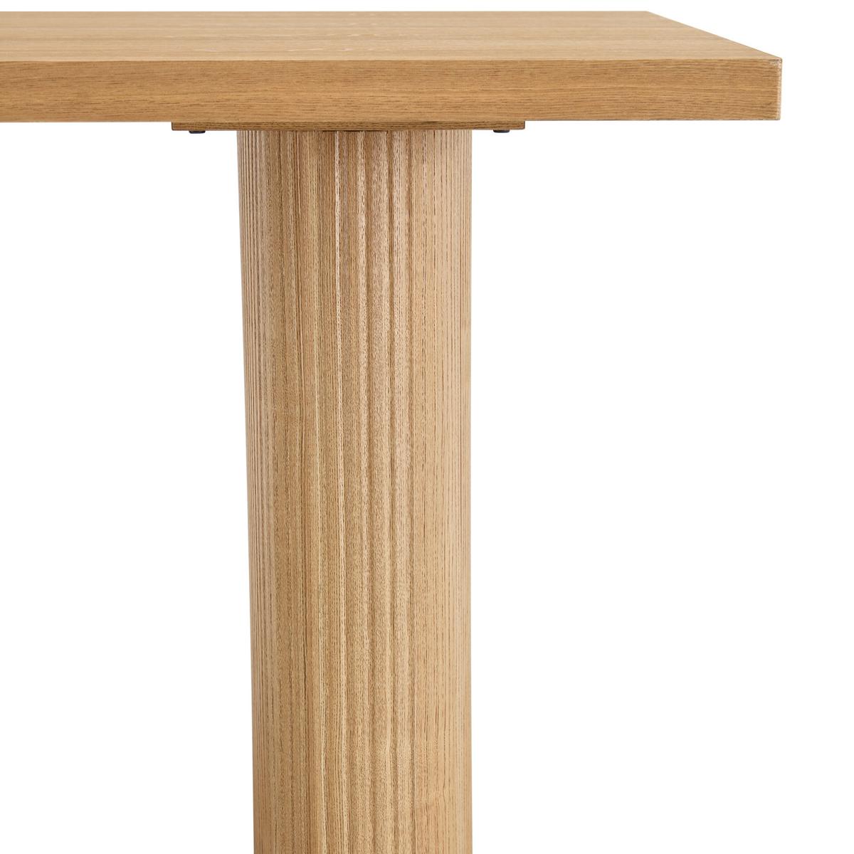 JÍDELNÍ STŮL LIAN - barvy jasanu, Moderní, dřevo/kompozitní dřevo (90/76/180cm) - Bessagi Home