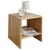 Nachkästchen Buche Massiv H: 40 cm Harry - Buchefarben, KONVENTIONELL, Holz (40/40/40cm) - MID.YOU
