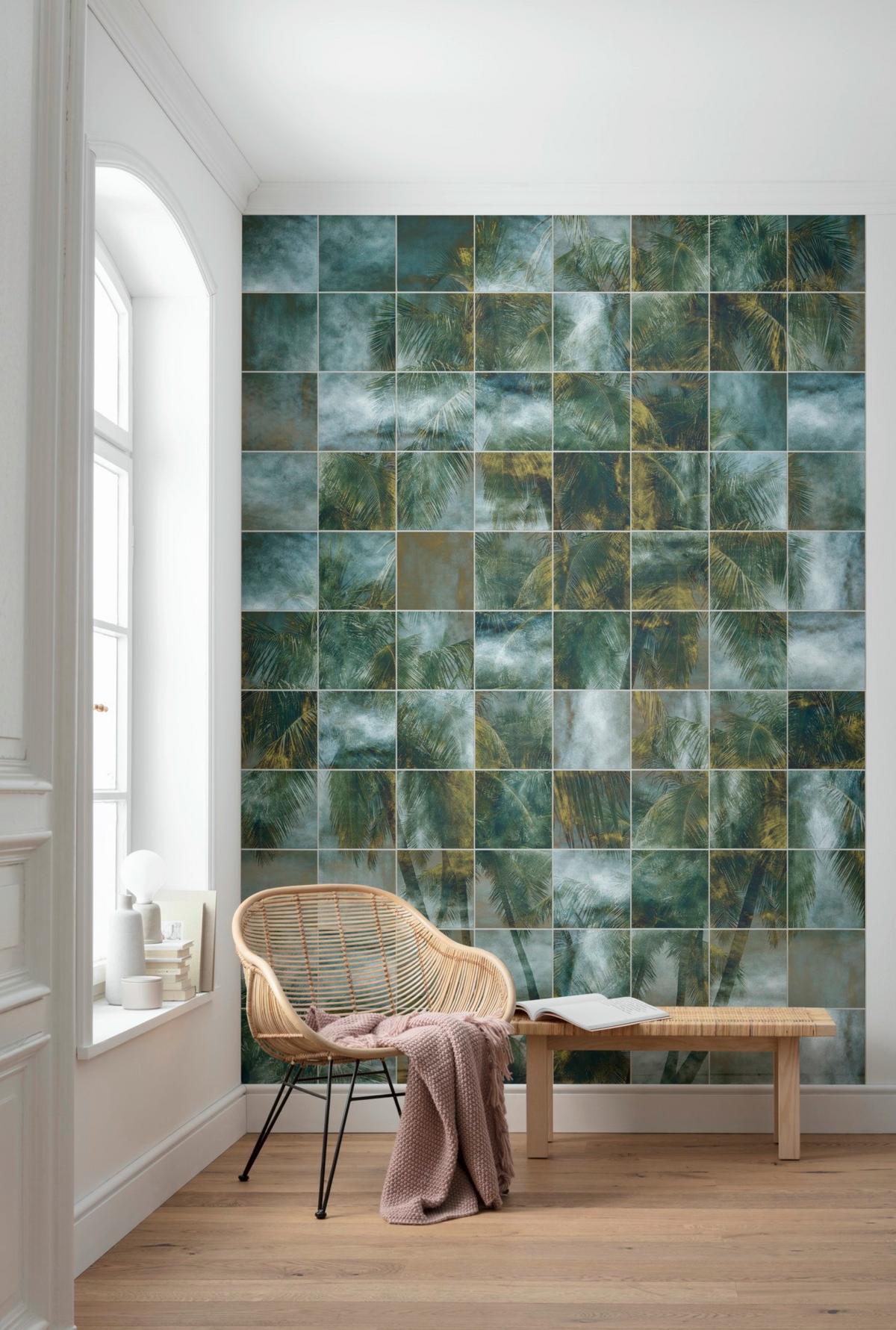Fototapete Inx4-045 Palm Puzzle - Multicolor, Trend (200/280cm) - Komar