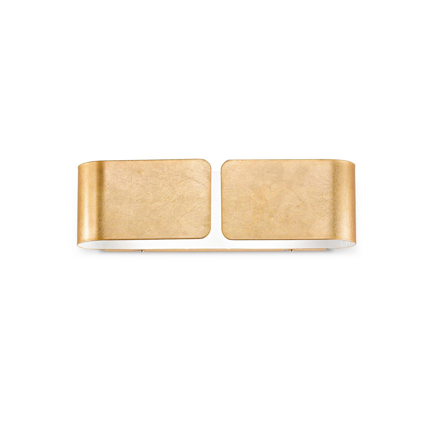 WANDLEUCHTE Oro Goldfarben B: 12,5 cm - Goldfarben, Design, Metall (44/12,5/11cm) - Ideal Lux