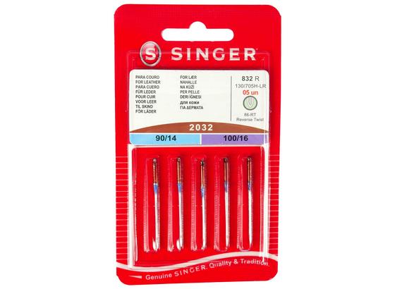 Nähnadelset Leder für Nähmaschine - Silberfarben, Basics, Metall (7/12cm) - Singer Nähnadelset Leder für Nähmaschine - Silberfarben, Basics, Metall (7/12cm) - Singer