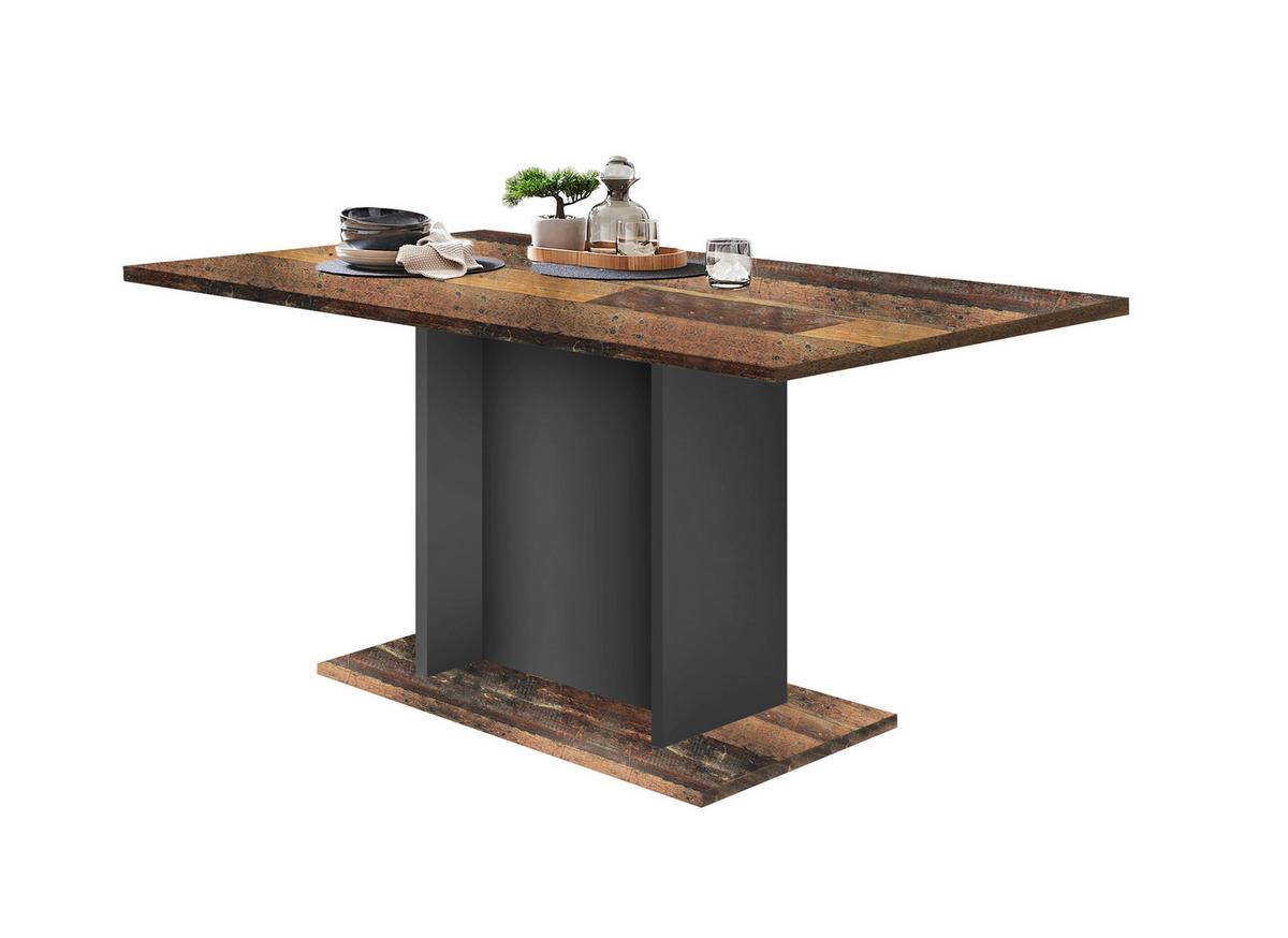 Étkezőasztal Siela - Konventionell, faalapú anyag (120/74/80cm)